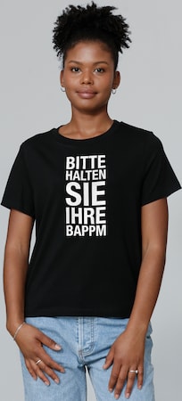 Майка "Bitte Halten Sie Ihre Bappm"