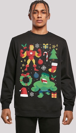 Толстовка "Marvel Universe Iron Man And Hulk Christmas Day"