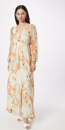 Платье "Soft Floral Button Detail Cut Out Maxi D"