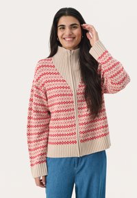 Жаккардовая вязаная кофта Жаккардовая вязаная кофта