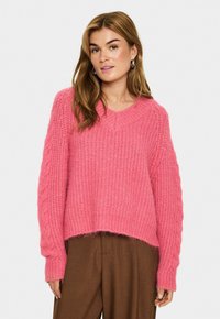 Пуловер с вырезом V Пуловер с вырезом V