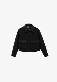 Блейзер с накладными карманами Блейзер с накладными карманами