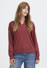 Пуловер с вырезом V Пуловер с вырезом V